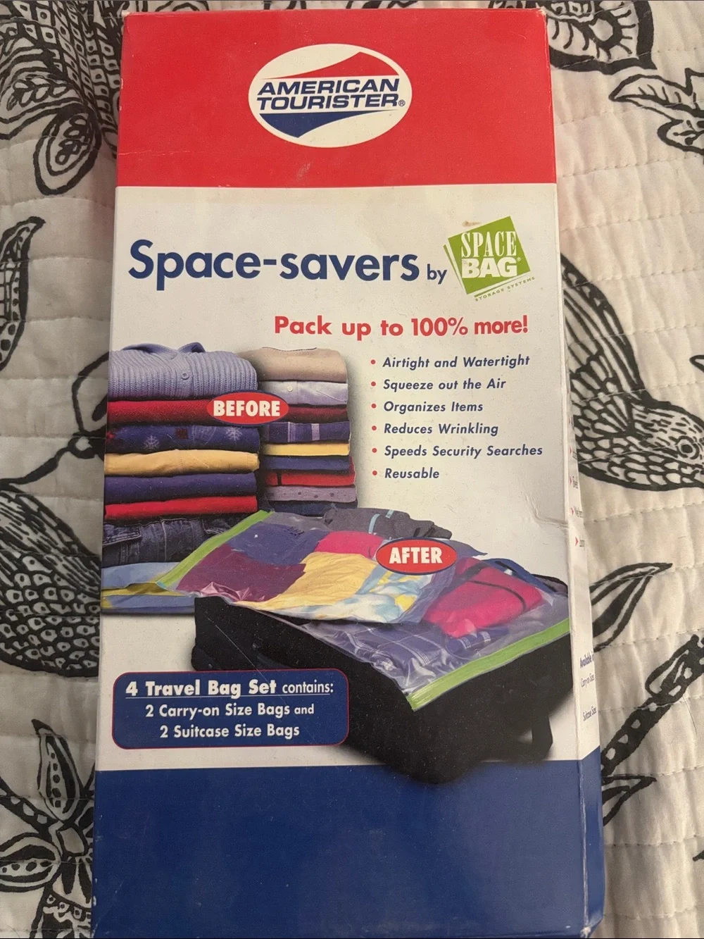 NEW American Tourister Space-Savers Travel Compression Bag Set or Storage Bags